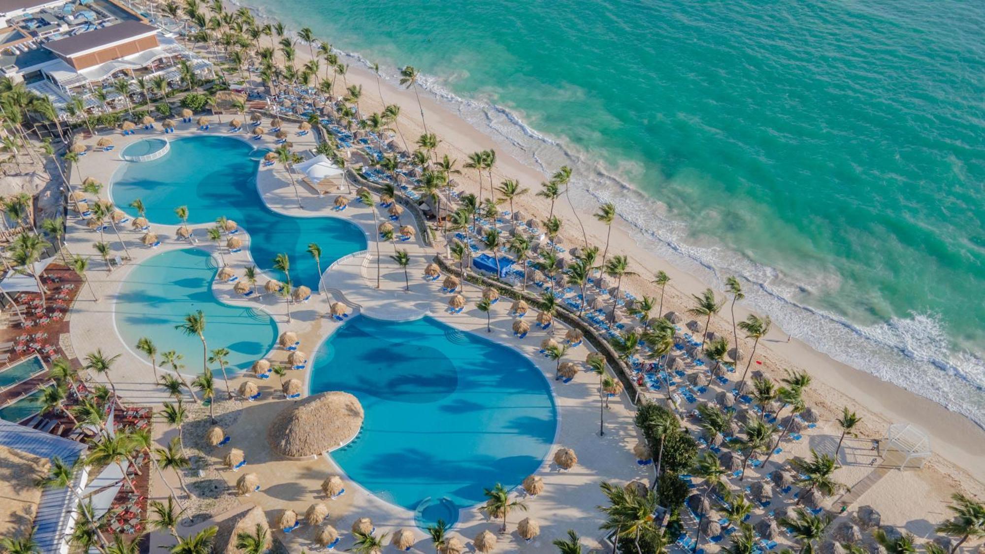 Bahia Principe Grand Punta Cana - All Inclusive Esterno foto Aerial view of the beach at Hard Rock Hotel Vallarta